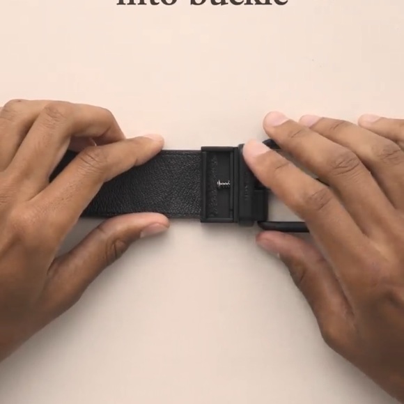 COACH Square Roller Buckle Cut To Size Reversible Belt, 38 Mm - Picture 9 of 12